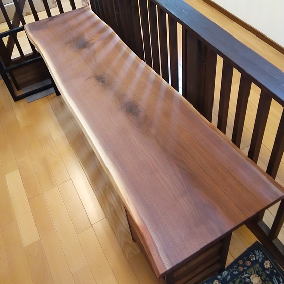 ブラックウォルナット一枚板[2100-540]