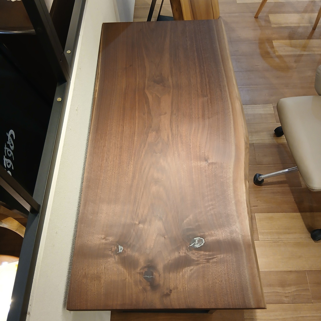 ブラックウォールナット一枚板[1200-580]