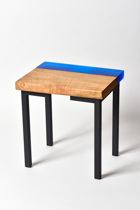 レジンスツール(ナラ×ネイビー)