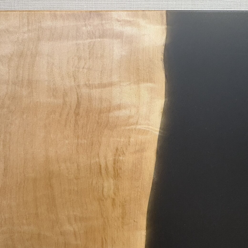 トチレジンリバーテーブル(ブラック)[1500-690]