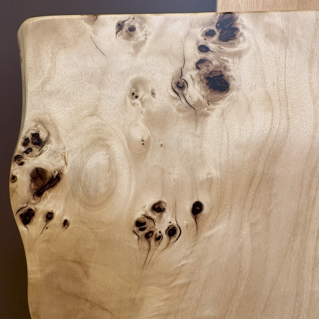 ポプラレジンリバーテーブル(ブラウン)[1350-670]