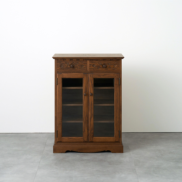 花柄キャビネット750(COT-59)