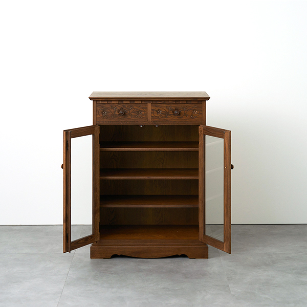 花柄キャビネット750(COT-59)