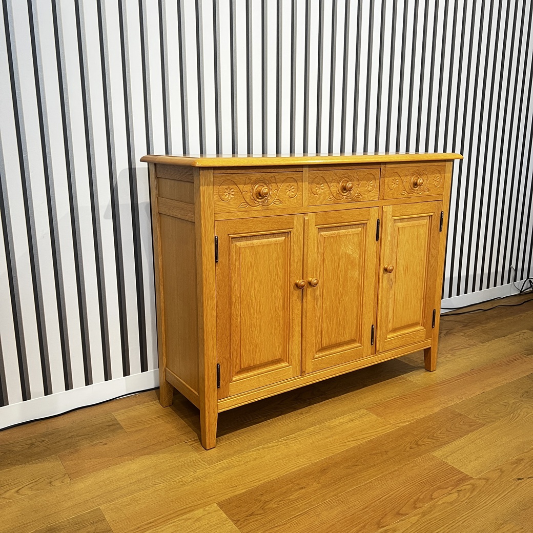 花柄キャビネット1100NA