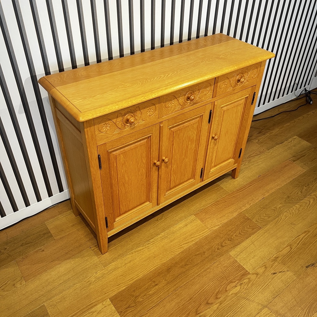 花柄キャビネット1100NA