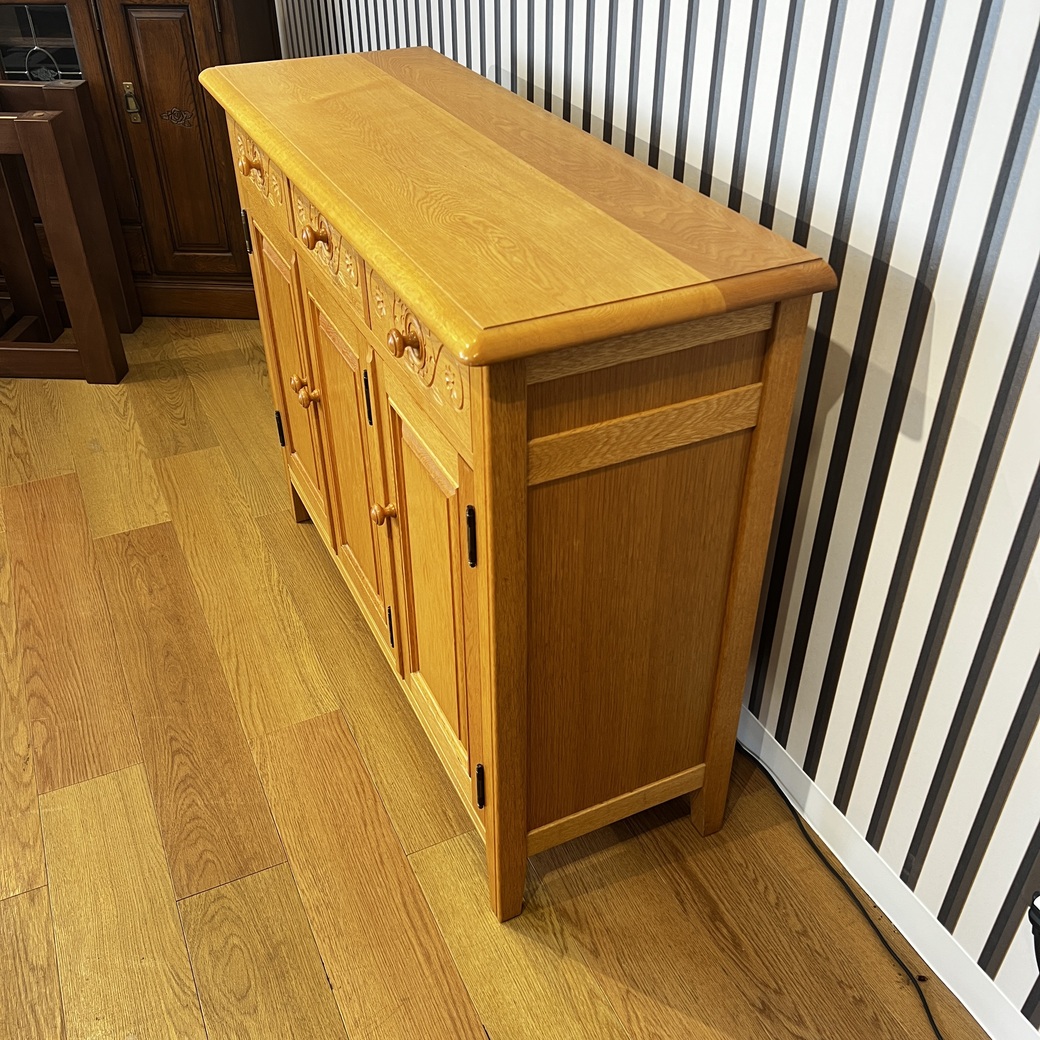 花柄キャビネット1100NA