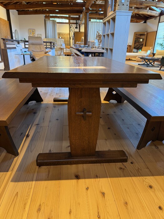 タモ3枚ハギテーブル