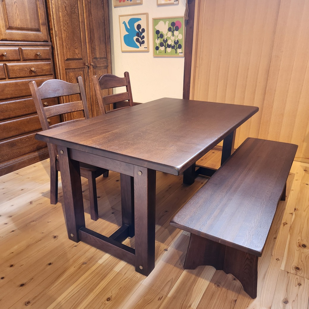 ナラハギテーブル1500