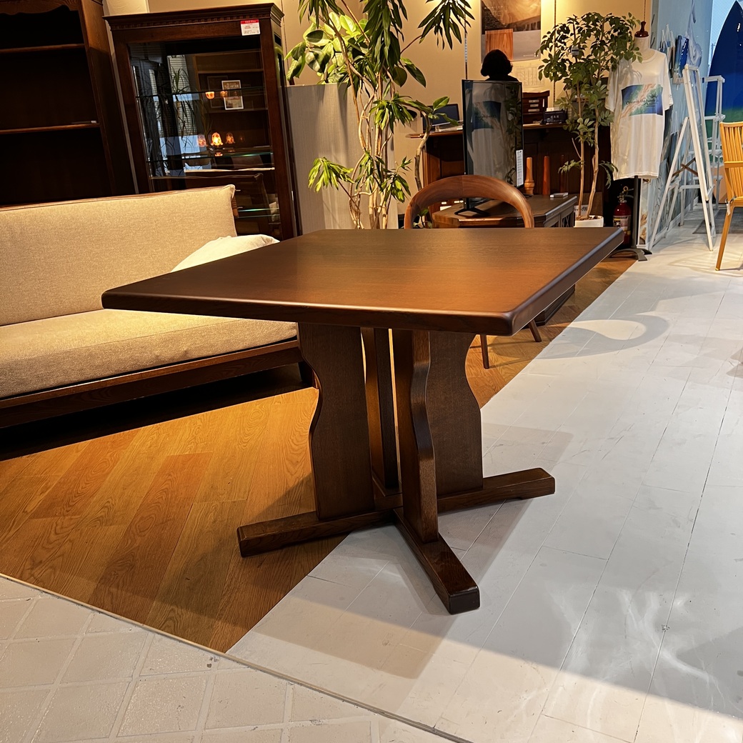 90角ナラ材テーブル